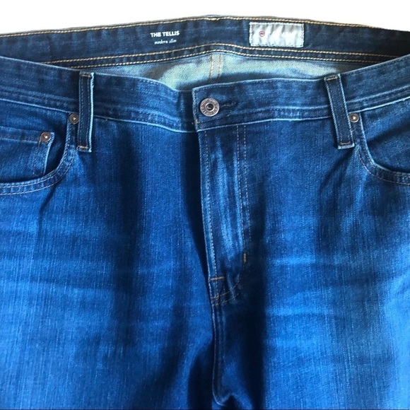AG Adriano Goldschmied The Tellis Modern Slim Jean Med Wash 40X32 Designer - Picture 4 of 5